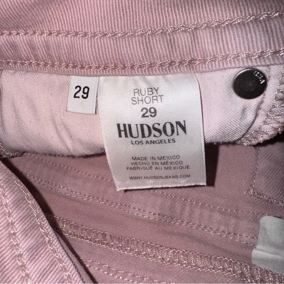 Hudson Jeans Ruby Mid Rise Flap Pockets Denim Shorts - Picture 6 of 8